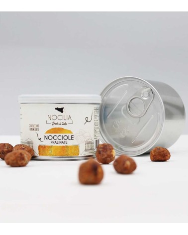 SNACK & GO | NOCCIOLE PRALINATE _ SNACKBOX RIUTILIZZABILE 100G