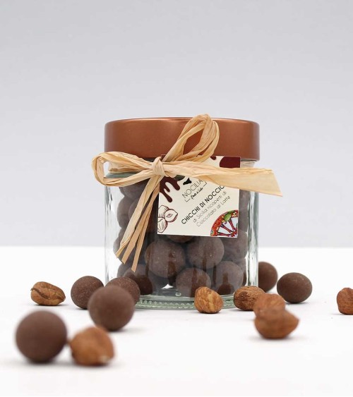 Milk Chocolate Covered Hazelnut Beans | Jar 120g