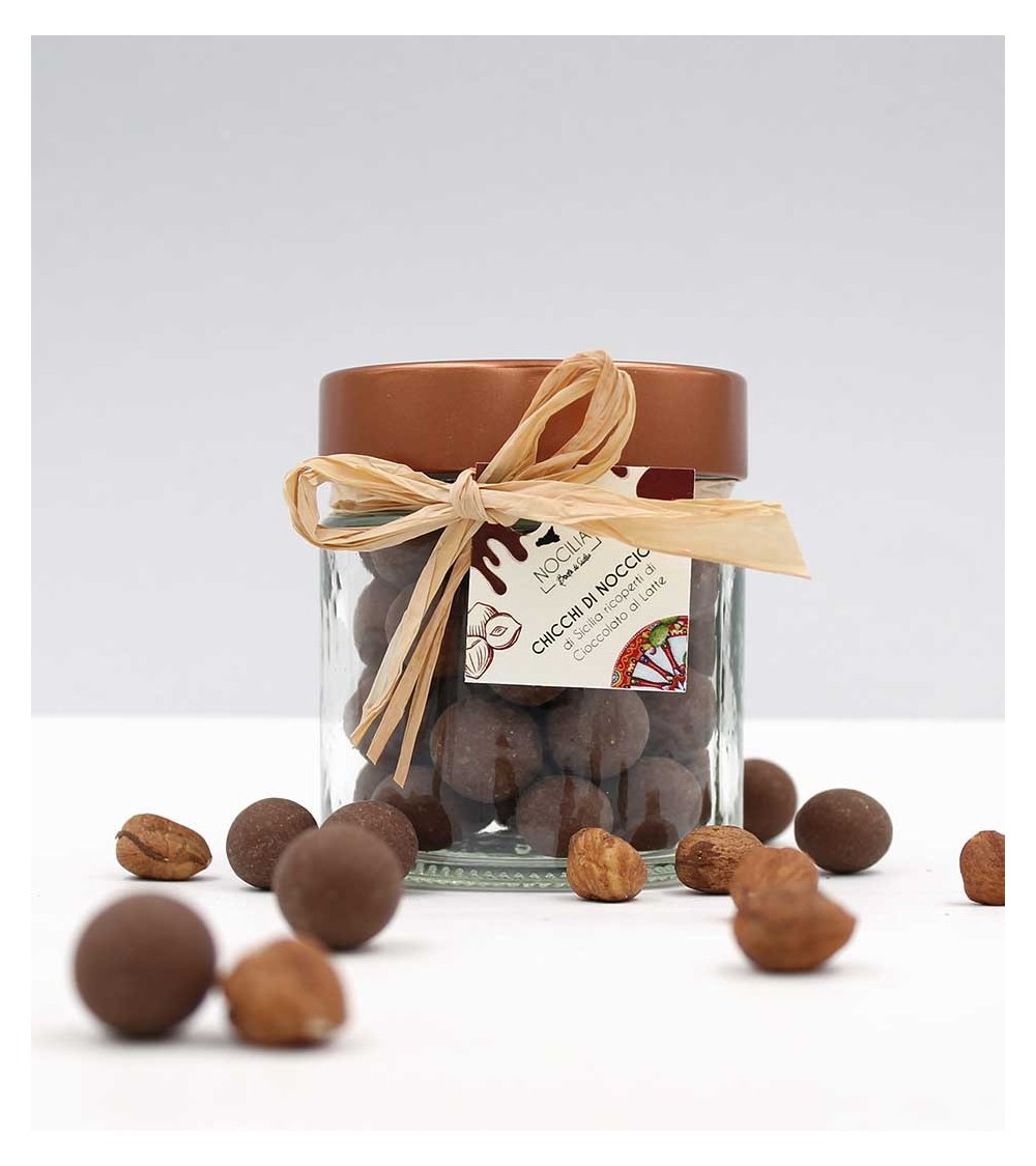 Milk Chocolate Covered Hazelnut Beans | Jar 120g