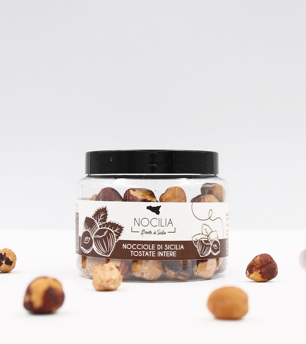 Whole roasted Sicilian hazelnuts _ Jar