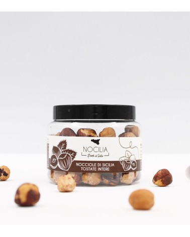 Whole roasted Sicilian hazelnuts _ Jar