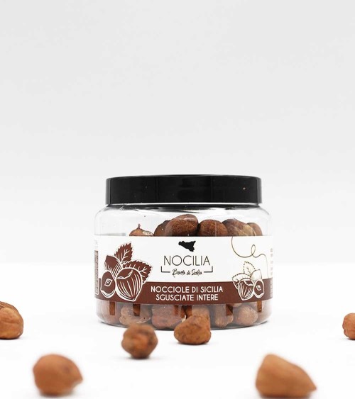 Nocciole Siciliane Sgusciate intere _ Vasetto 100g