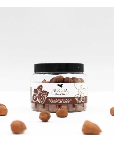 Nocciole Siciliane Sgusciate intere _ Vasetto 100g