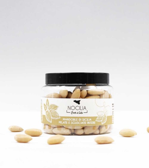 Amandes pelées de Sicile - Pot 100g