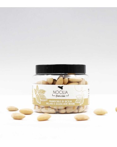 Amandes pelées de Sicile - Pot 100g