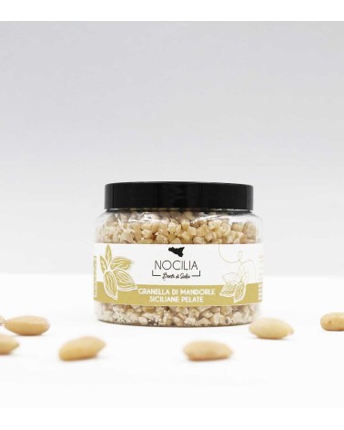 Amandes pelées de Sicile - Pot 100g