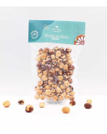 Roasted Sicilian Hazelnuts | Vacuum-packed bag 150g