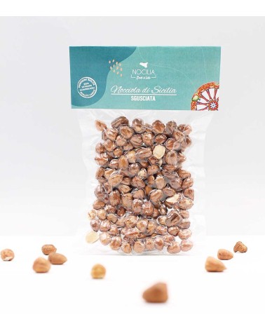 Sicilian Shelled Hazelnuts | Vacuum-packed bag 150g