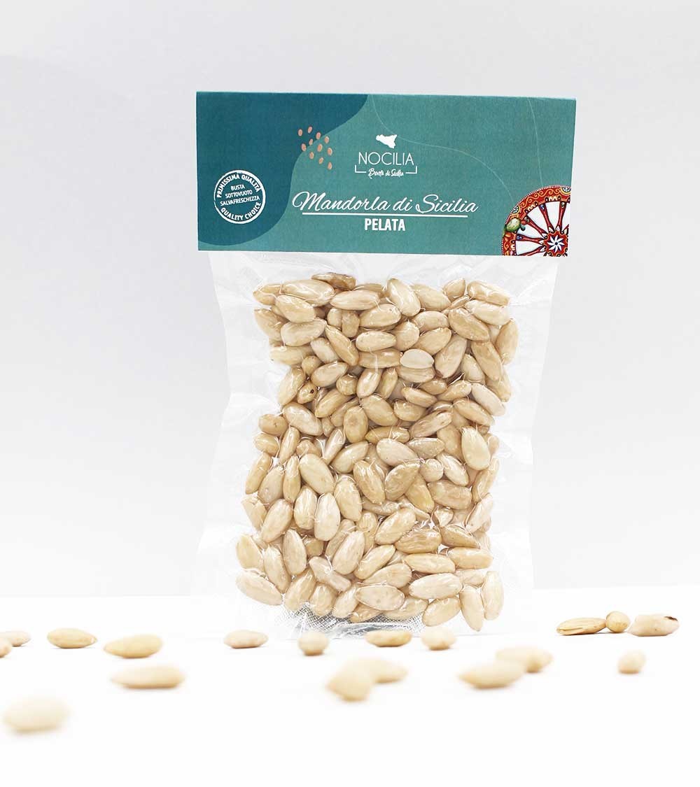 Almendras Peladas Sicilianas | Bolsa al vacío 150g