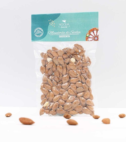 Amandes décortiquées de Sicile | Sachet sous vide 150g