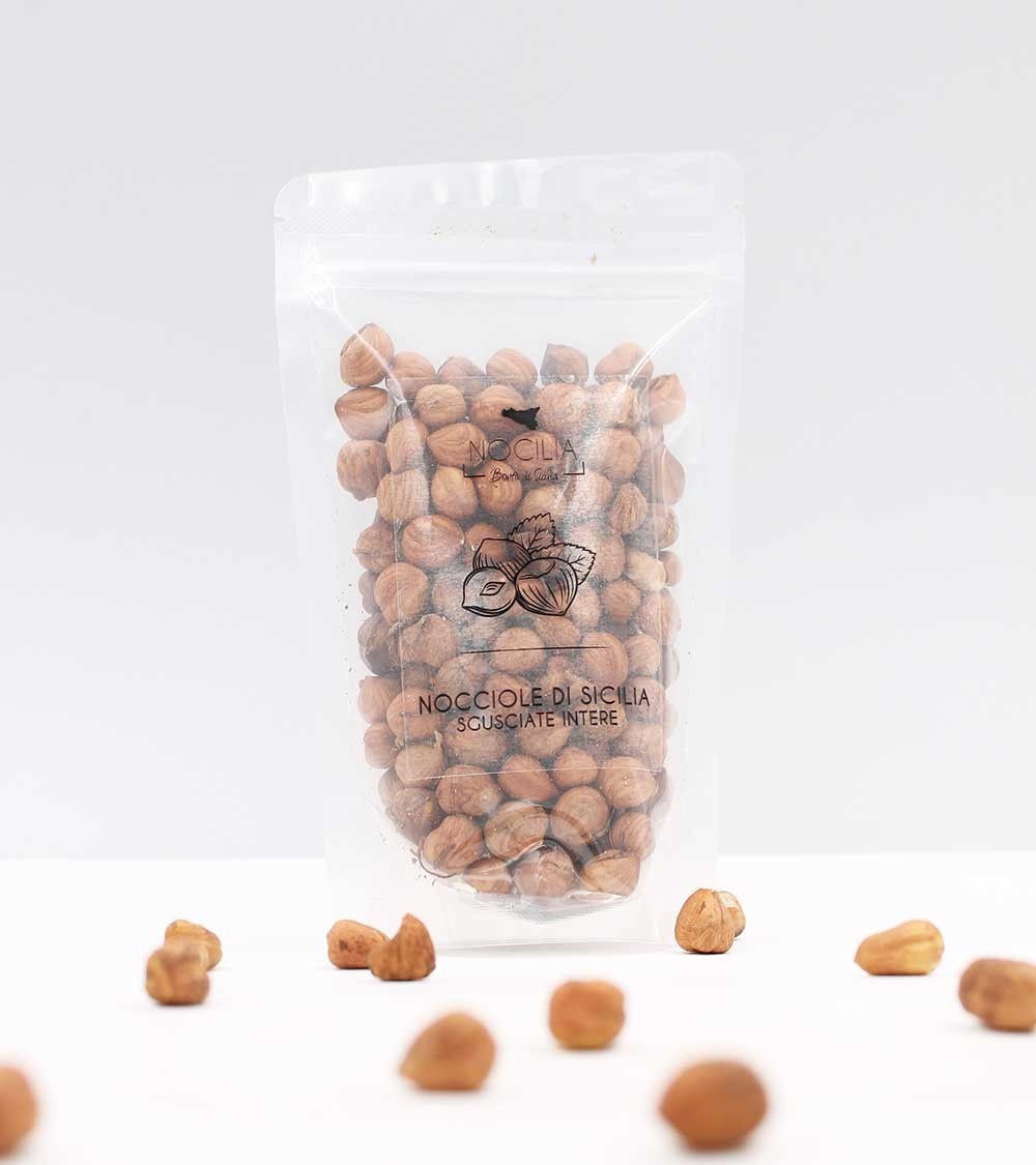 Shelled Sicilian Hazelnuts | Freshness-saving bag 150g