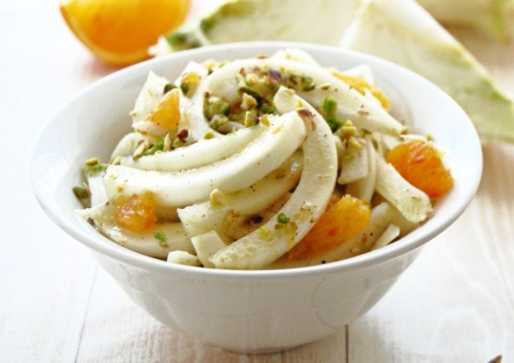 Winter Salad with Pistachio Granules and Citrus Fruits | Nocilia Recipe